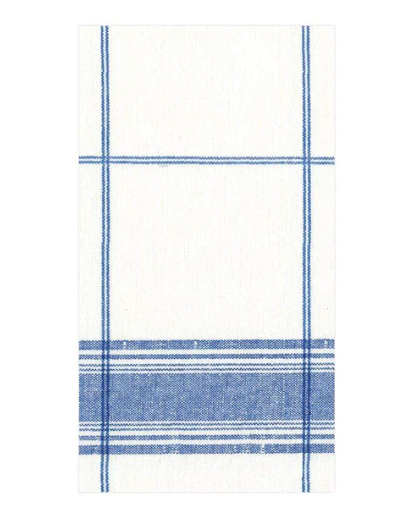 Caspari, Napkin blue Belgian paper linen