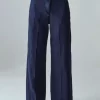 Shaft, Jeans flaire sequin over blu