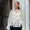 Stella nova, Sheer frill lace blouse