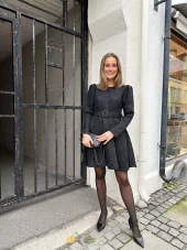 Bytimo, Bouclé belt dress
