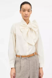 Skall Studio, Lady bow shirt Ivory