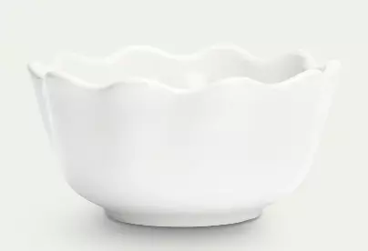 Mateus, oyster bowl 13 cl white