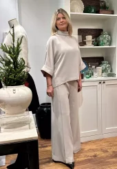 MKDT Studio, Bailee Crepe Georgette beige
