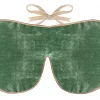 Holistic Silk, Silk velvet eye mask jade