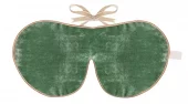 Holistic Silk, Silk velvet eye mask jade