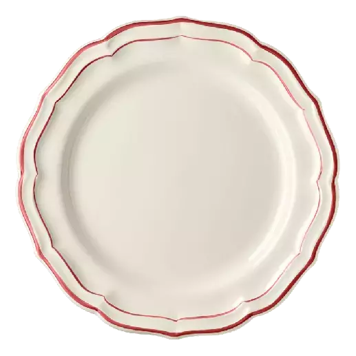 Gien, Filet Rouge Middagstallerken
