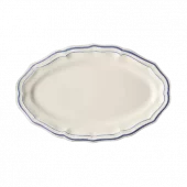 Gien, Filet Bleu Ovalt Serveringsfat