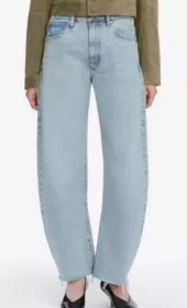 Frame, Bubble Crop Jeans