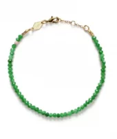 Anni Lu, Tan Line Bracelet Green
