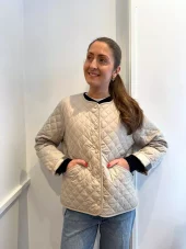 Barbour, Cashel Collarless Quilted Jacket