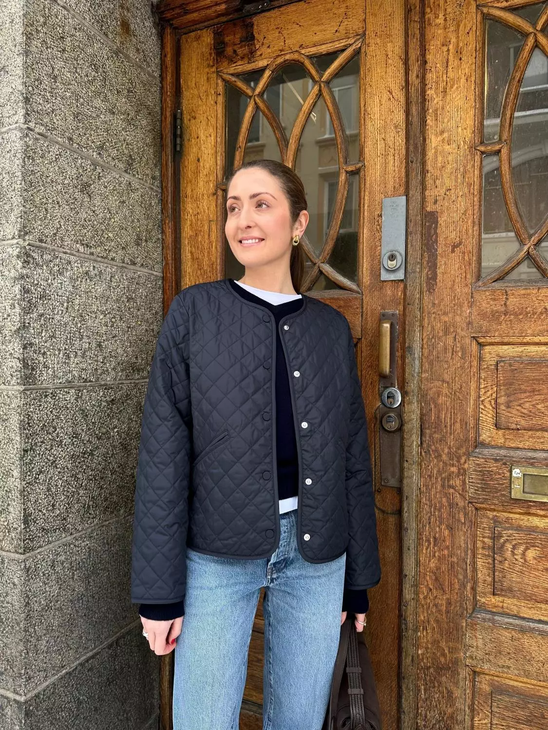 Barbour, Cashel Quilt Navy