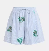Essentiel, Juste Embroidered Mini Shorts