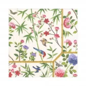 Caspari, Napkin-Ivory Chinese wallpaper