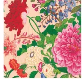 Caspari, Napkin-Shell pink a profusio