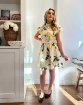 by TiMo, Linen Ruffle Dress Sunlight