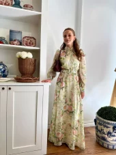 ByTimo, Organza Belt Dress Watercolour Dreams