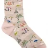 Antipast, summer beach pink socks