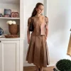 Dea Kudibal, Rosea Plena Skyway, Skirt with pleats