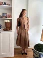 Dea Kudibal, Rosea Plena Skyway, Skirt with pleats