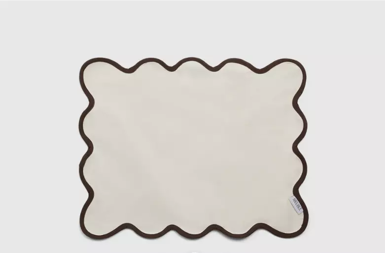 Meuble, Poppy Placemat Ivory/brow