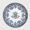 Gien, Dinner Plates Monogramme Depareillees