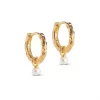 Enamel, Belle Hoops Pearl