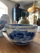 The vanilla remedy, bolle hvit og blå chinoiserie