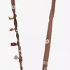 LaCoqueFrancaise, Laia Bandana Marron Charms