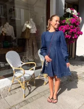 Bytimo, Denim Fitted Dress