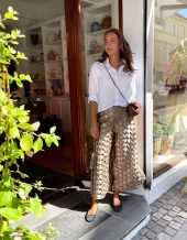 MEIMEIJ, Pantalone Taos taupe