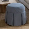 Meuble, Sophie Pouf Dusty Blue 50