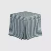 Meuble, Ellie Pouf Navy Stripe