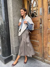 Floor, Skirt, Small Squares
