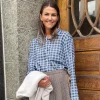 By Hazel, Kate, Flannel Light Blue Checks