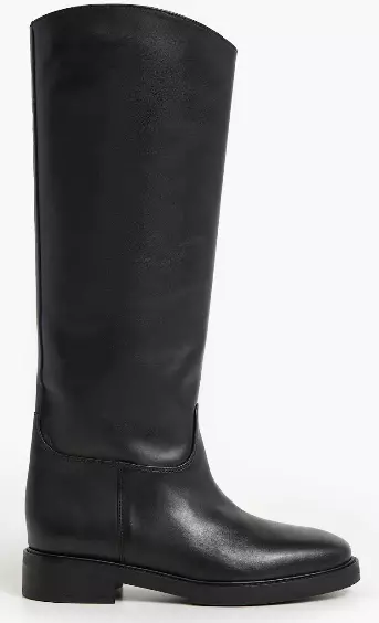 Flattered, Florentine Leather Black