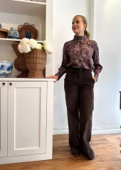 Shaft Jeans, Flaire Velvet Brown