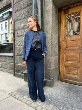Shaft Jeans, Flaire Velvet Navy