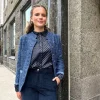 Dea Kudibal, Emelda NS Jakke Lurex Blue