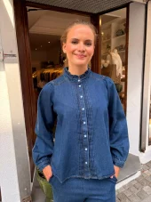Suncoo Paris, Woven Blouse Lizzy Bleu Jeans
