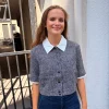 Suncoo Paris, Woven Blouse Lino Carbone