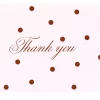 L’Atelier Samedi, 'Thank you' Polka Dots Postcard