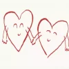 L’Atelier Samedi, Two Hearts Folding Card