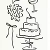 L’Atelier Samedi, grapes and cake Folding Card