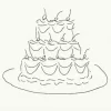 L’Atelier Samedi, Wedding Cake Folding Card