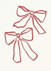 L’Atelier Samedi, Two Ribbons Folding Card