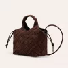 Cala Jade, Misu Shoulder Bag Gold Toffee Nubuk