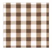 Caspari, Napkin Chocolate Gingham