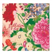 Caspari, Napkin Shell Pink A Profusion Of Flowers