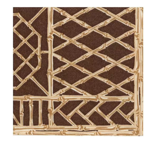 Caspari, Napkins Bamboo Screen, Chestnut