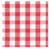 Caspari Napkin, Gingham Red